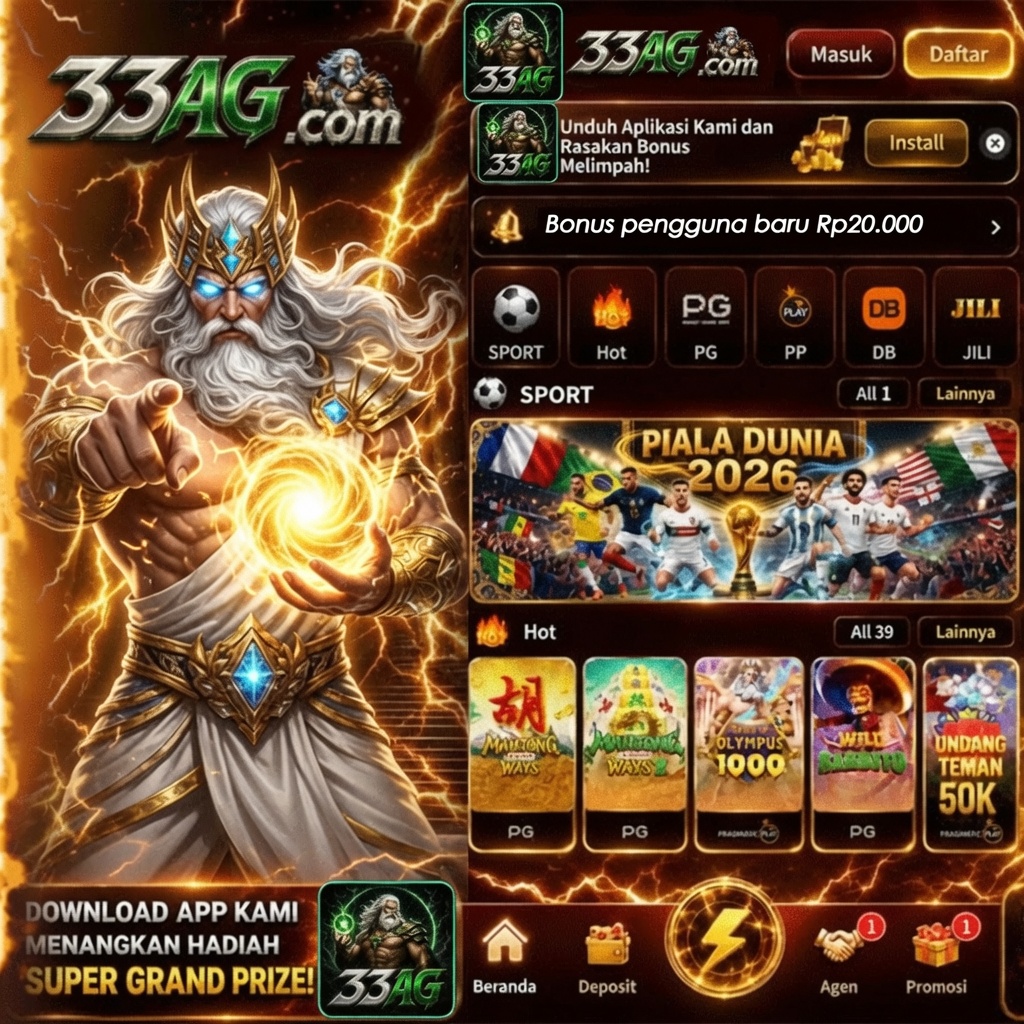 33AG - Daftar Game Online dengan Pilihan Slot yang Beragam
