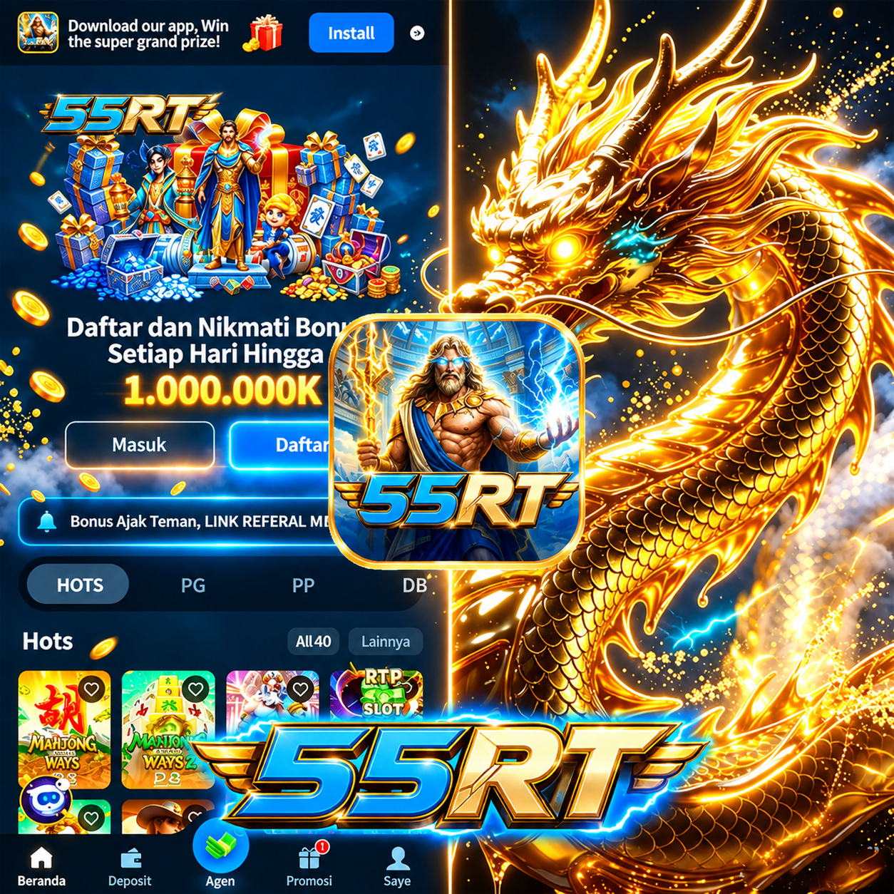 55RT - Situs Dewa Slot Gacor Hari Ini