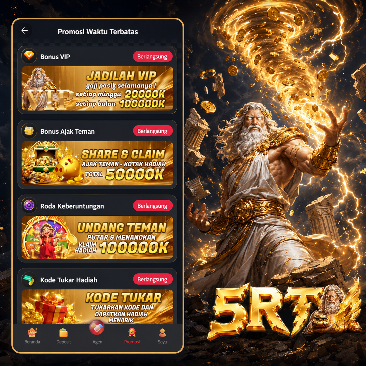 5RT - 5rt Game Slot Online dengan Beragam Tema dan Fitur Bonus